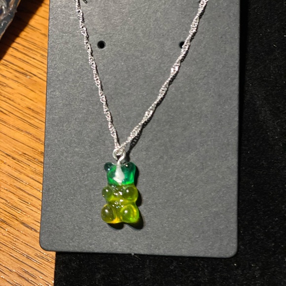 Silver plated gummy bear necklaces - Picture 3 of 8